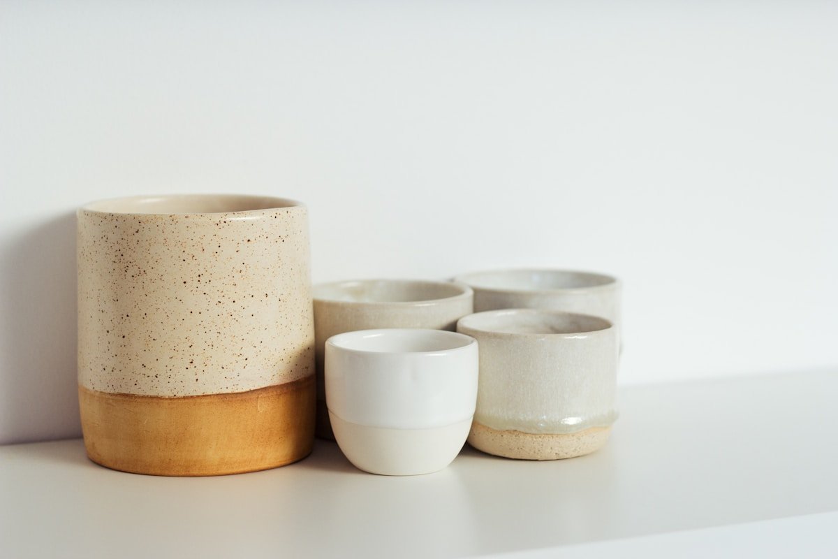 Handcrafted ceramic tableware